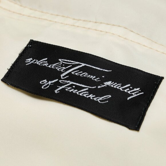 Tuomi (Finland) 70s, Linen Blend, Hook & Bar, Straight Leg - Picture 4 of 9